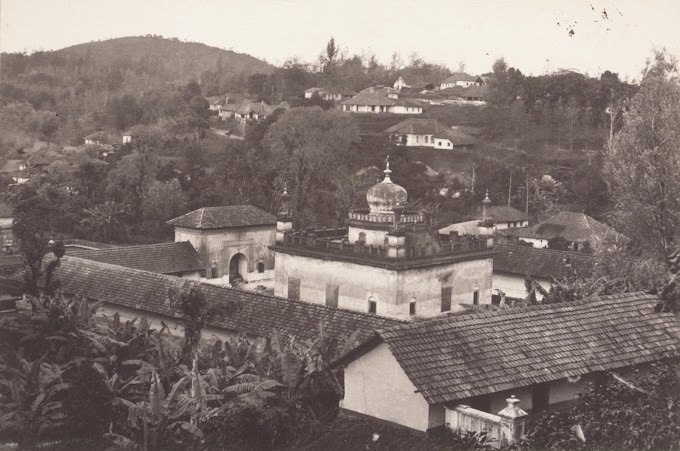 Omkareshwara Hindu Temple (Lord Shiva), Madikeri, Kodagu (Coorg), Karnataka, India | Rare & Old Vintage Photos (1855-1912)