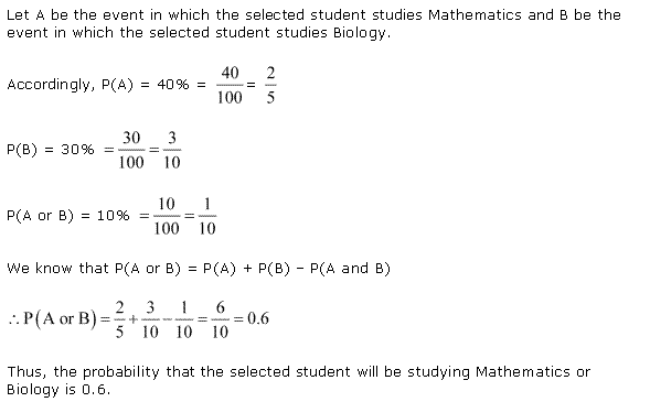 Solutions Class 11 Maths Chapter-16 (Probability)