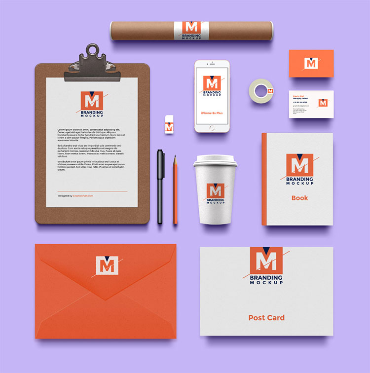 Branding Identity Mockup PSD