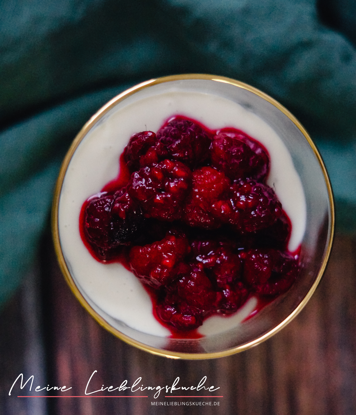 Weiße Schokolade Dessert vegan glutenfrei