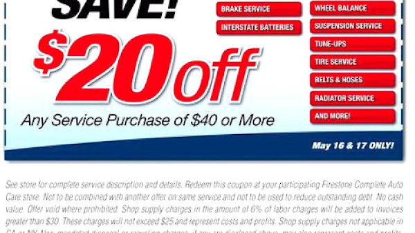 Firestone Tire Center Coupons