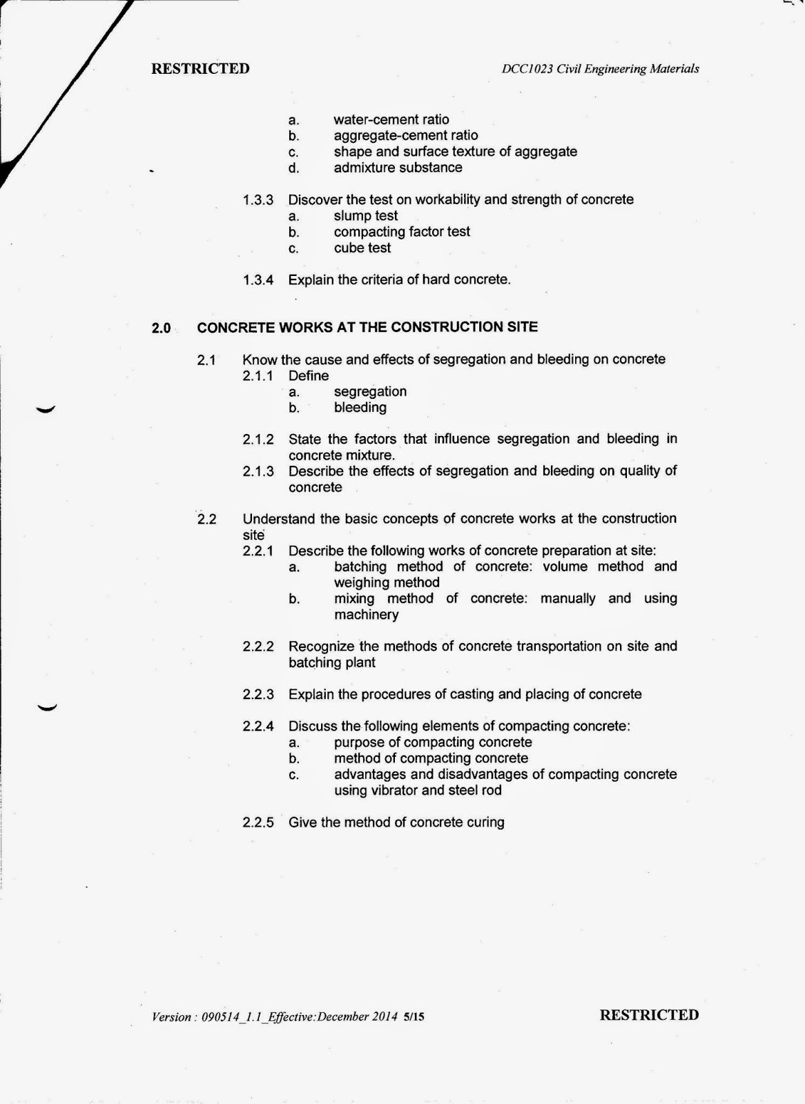 Soalan Final Exam Politeknik Kejuruteraan Awam - Persoalan p