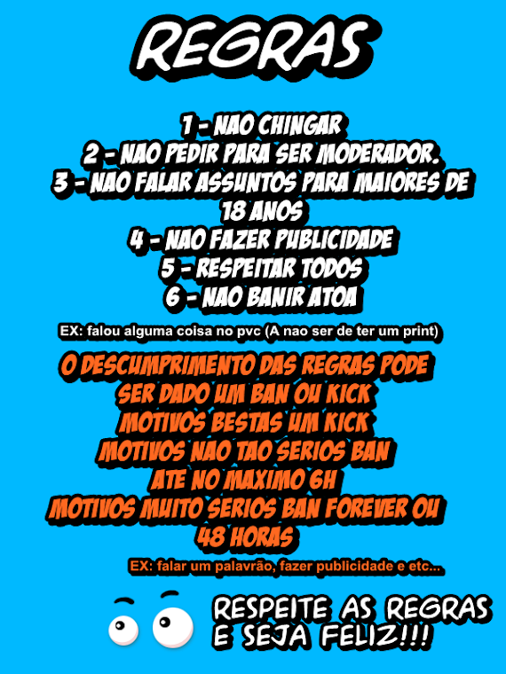 Regras do Chat