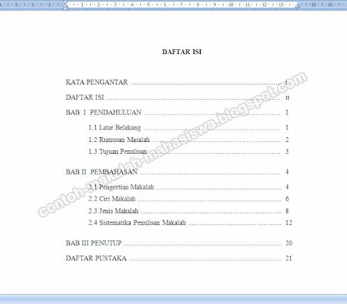 Contoh Makalah Dengan Catatan Kaki - Contoh O