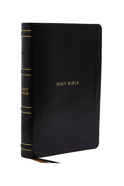 Nrsv, Catholic Bible, Standard Personal Size, Leathersoft, Black, Comfort Print: Holy Bible