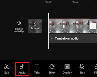 buka menu audio