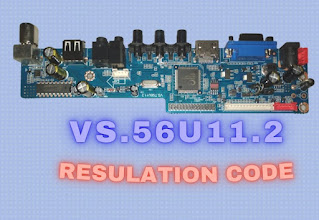 VS.56U11.2 led tv mother board resulation code