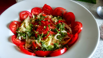 Ensalada tomates pimientos baby vegetales frutas recetas