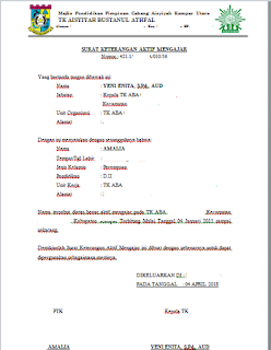 Sep 05 2015 Download Contoh Surat Keterangan Pindah Sekolah PAUD TK KB TPA SPS format DOC yang dapat di edit.