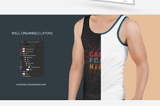 Men's Tank Top Mockup Set