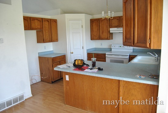 kitchen before