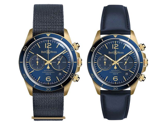 Presentamos la réplica de bronce Bell & Ross BR V2-94 Aéronavale con caja de bronce