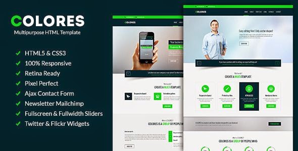 Colores - Multipurpose Corporate Template