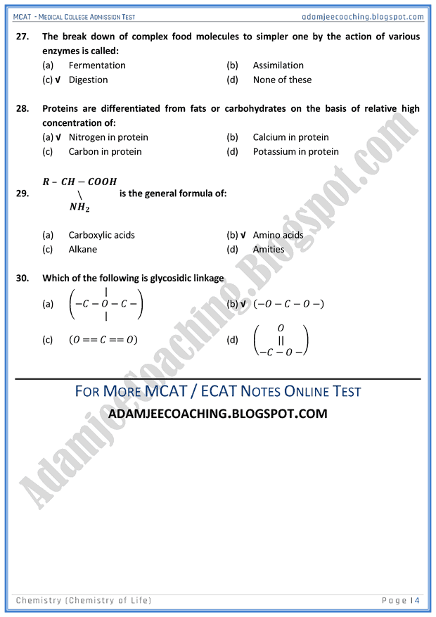 mcat-chemistry-chemistry-of-life-mcqs-for-medical-entry-test