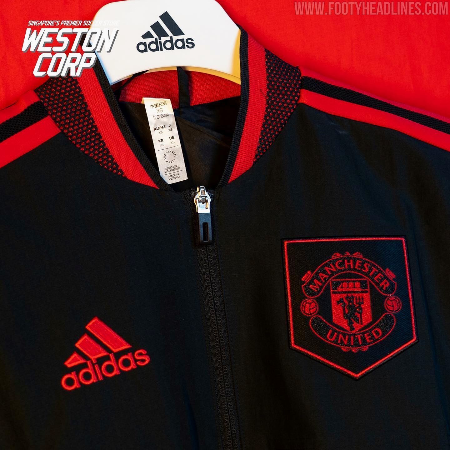 Adidas Manchester United 22/23 Reversible Anthem Jacket