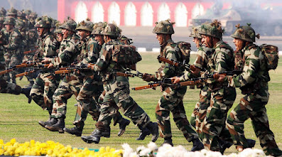 India has the world’s third largest active army, after USA and China