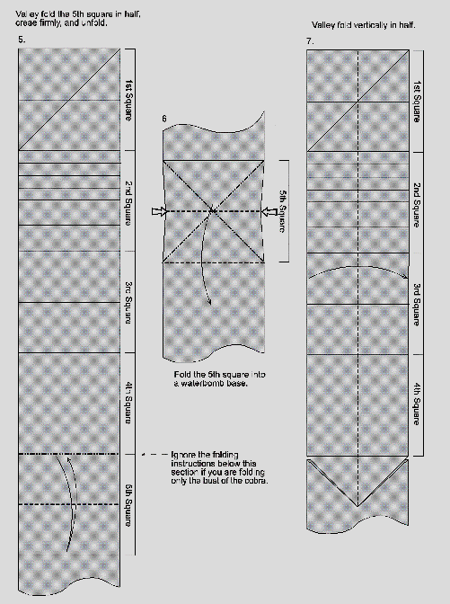 Origami Instructions King Cobra