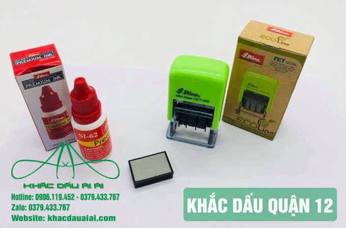 Dịch vụ khắc dấu tại quận 12 giá rẻ, nhanh chóng