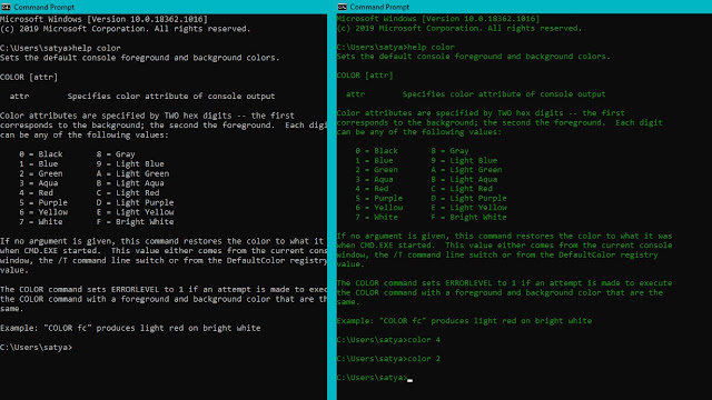 How to Change Command Prompt Color