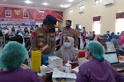 Kapolda Sumut Tinjau Vaksinasi Dosis Kedua di Polres Pelabuhan Belawan