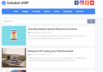Download Blogger Templates | AMP Friends