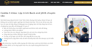 Lập trình Back-end JAVA chuyên sâu Của Cyberlearn