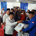 Didampingi Seluruh Fraksi dan Sejumlah Ketua DPC Demokrat Provinsi Jambi, H Asafri Jaya Bakri Mengembalikan Formulir Pendaftaran di DPD Demokrat Provinsi Jambi 