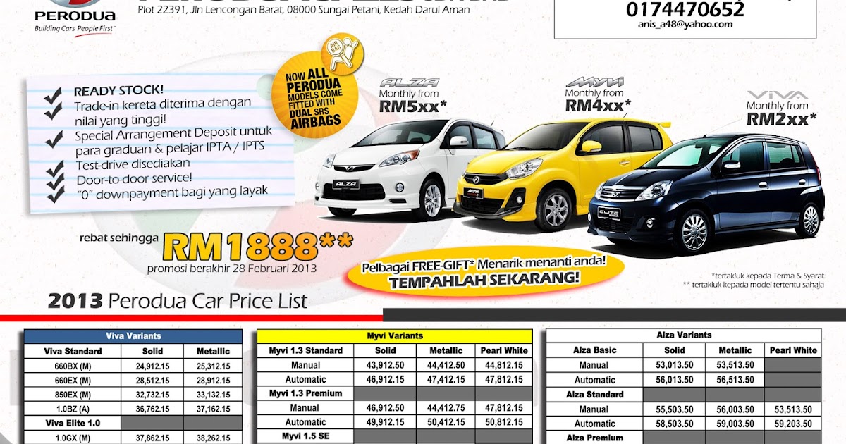 Contoh Flyers Kereta Proton - Kimcil I
