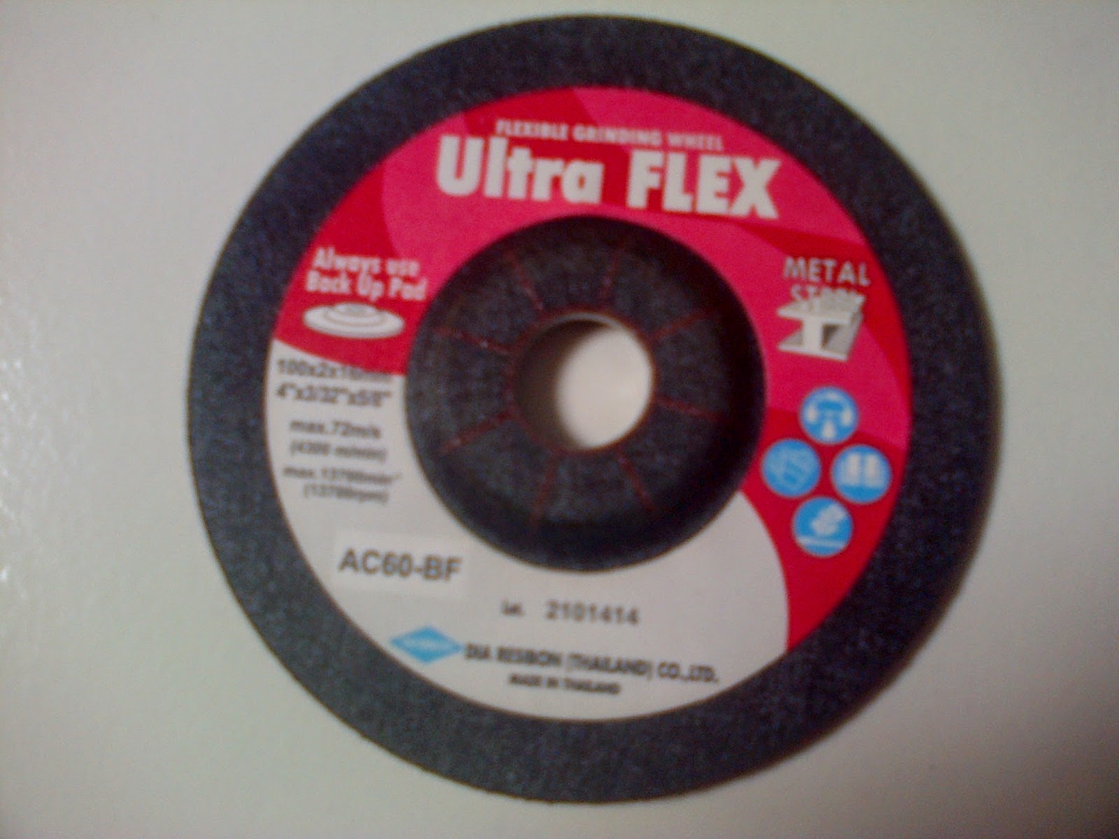 Batu Gerinda Ultra Flex 4 inchi Cipta Teknik