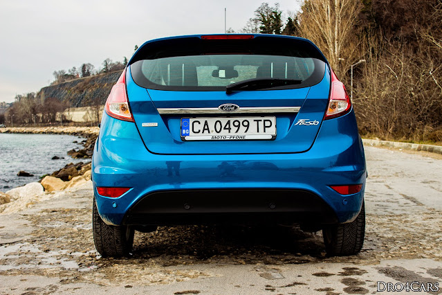 The six-gen Ford Fiesta - rear view; MY 2014 shown