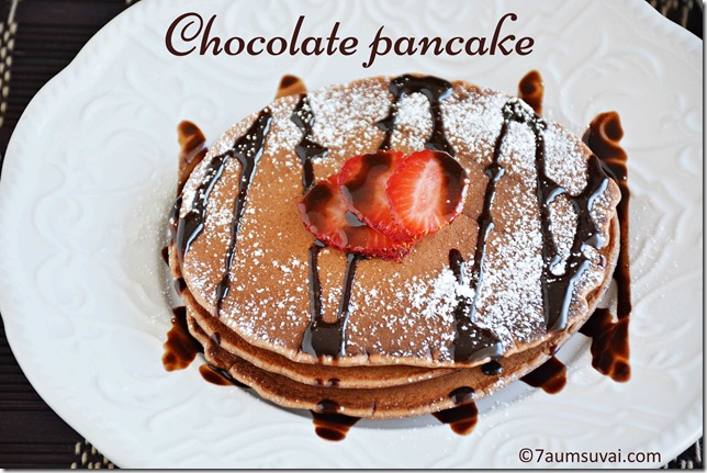 chocolate pancake