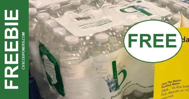 FREE Just The Basics Water 24 Pk CVS Deal