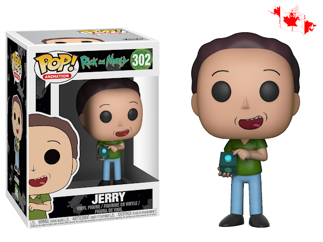 Funko POP! Animation Rick And Morty 302 Jerry Vinyl Figure Figurine Collectable FREE SHIPPING eBay Canada