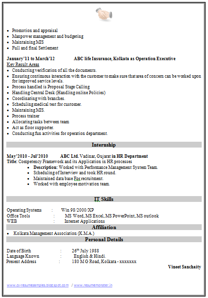 Over 10000 CV and Resume Samples with Free Download 