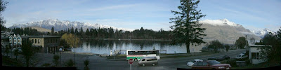 My New Zealand Vacation, Queenstown, Lake Wakatipu, Pano20a