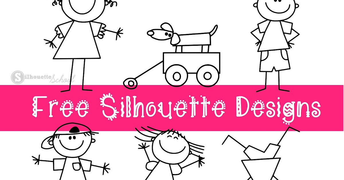 Download Stick People Design Set Free Silhouette Designs Silhouette School