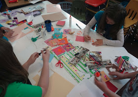 friendship mural, mural with kids