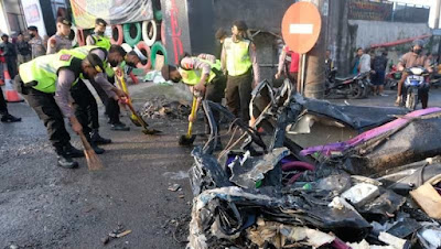 KECELAKAAN TEWASKAN ENAM ORANG DI WONOSOBO DIDUGA AKIBAT REM BUS BLONG