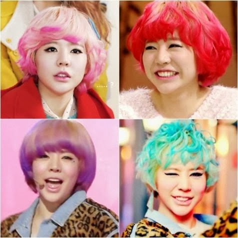 Vaniez Blog Warna  Warni Rambut  Pendek Idol  Cantik Korea  