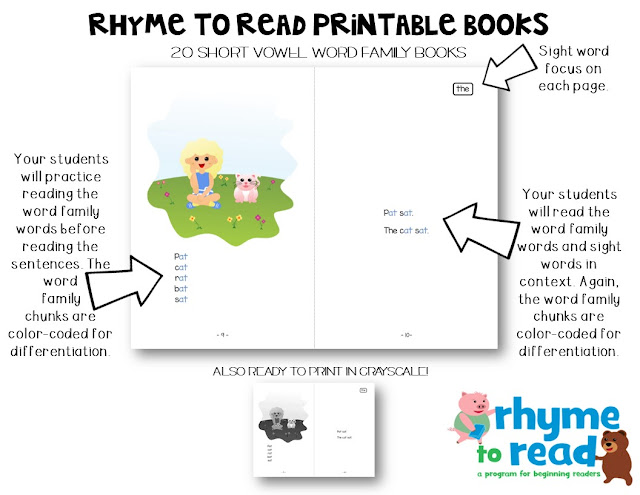 https://www.teacherspayteachers.com/Product/Guided-Reading-Books-Activities-Rhyme-to-Read-Short-Vowel-Bundle-2574491