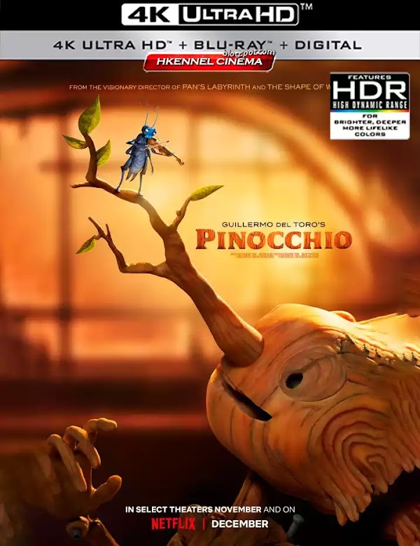 Pinocho de Guillermo del Toro (2022) - Español Latino | 4K UHD, Full HD 1080p y 720p [1 LINK]