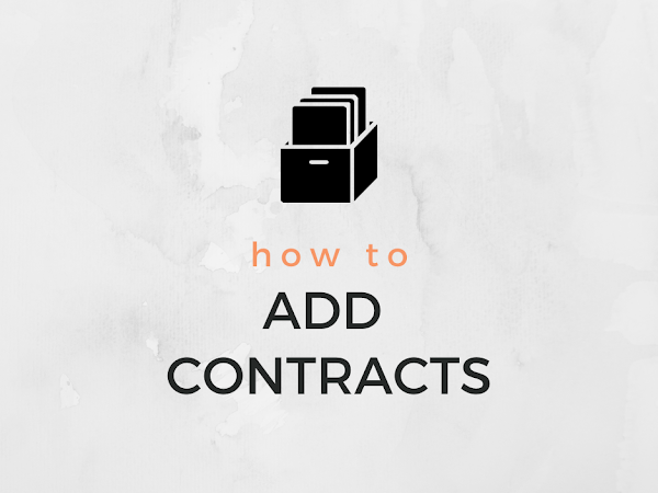 How To Add Contracts