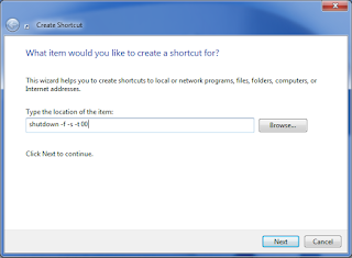 Cara Memasang Shortcut Shutdown Pada Desktop