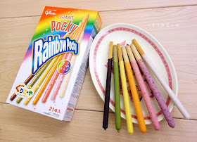 8 日本必買伴手禮 巨無霸彩虹七彩POCKY GIANT RAINBOW POCKY