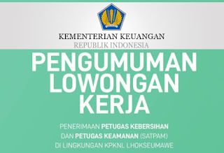 Lowongan Kerja KPKNL Lhokseumawe