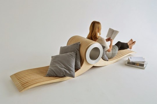 Artistic Wooden Chair by Stéphane Leathead
