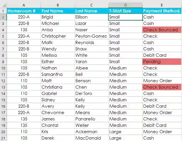 كيفية فرز البيانات وترتيبها | اكسيل 2016 Microsoft Excel