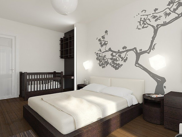 Clever design ideas apartment interior modern classic brown white theme-3