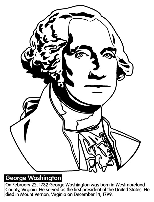 President's Day First-School Preschool Activities and Crafts - presidents day coloring pages