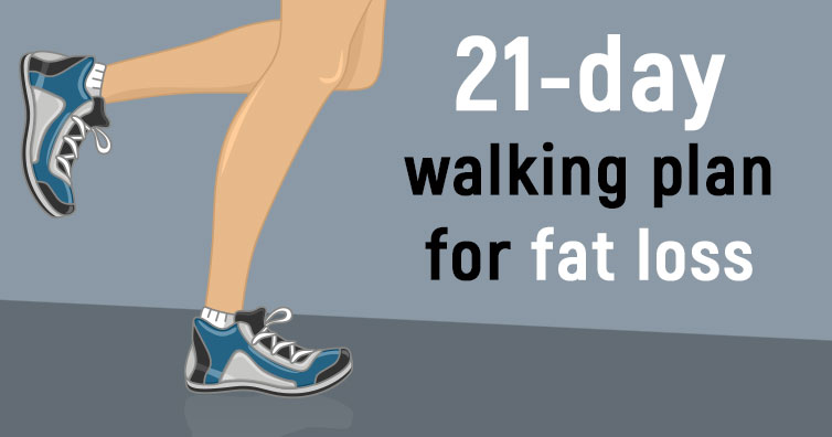 Walking For 21 Days Following This Program Will Help You Lose Weight